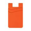 Double Pocket Silicone Phone Wallet Stick On Phone Card Holder for Back of Phone Case