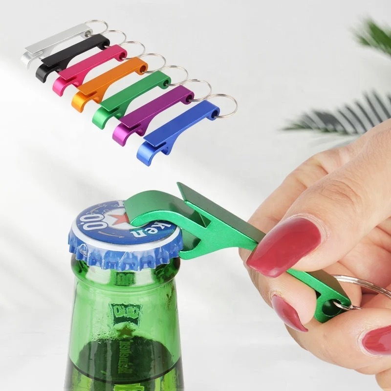 Custom Aluminum Bottle Opener Keychain