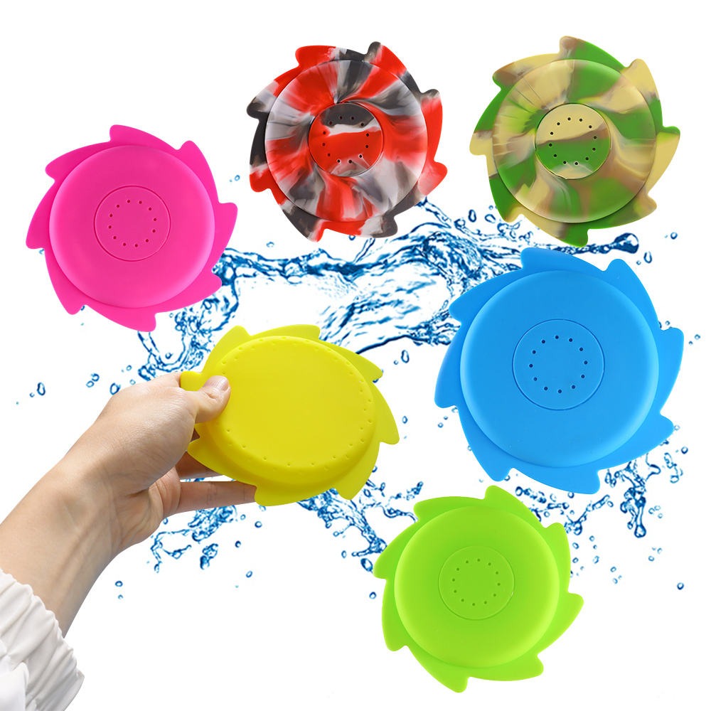 Children Splash Water Flying Disc Toys, Water Sprinkler Flying Disc - Silicone Spray Disc for Kids Outdoor Summer Play