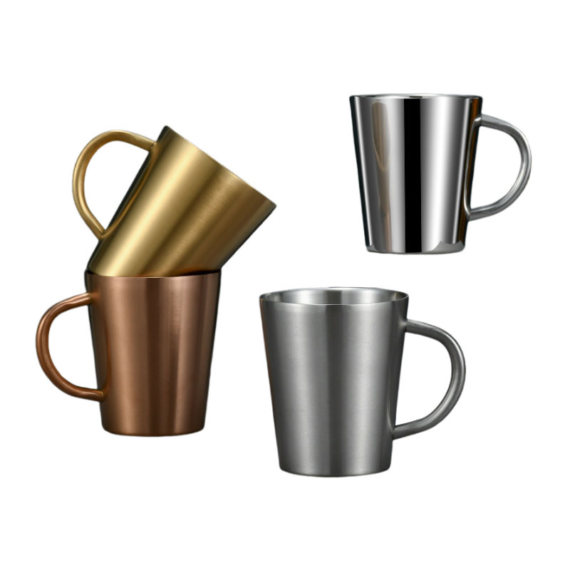 10 oz. Double Layer Insulated 304 Stainless Steel Mug With Handle