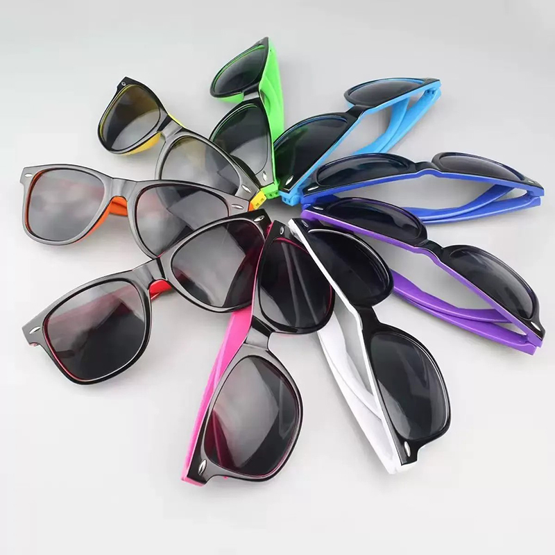 Custom Two-Tone Promotional Sunglasses with UV400 Protection