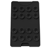 Hands-Free Silicone Suction Cup Phone Wallet Card Holder With 16 Suction Cups