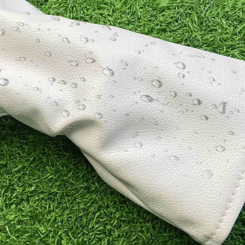 Golf Driver & Fairway Wood Head Cover – Waterproof PU Leather, Soft Velvet Lining, Elastic Back, Custom Logo