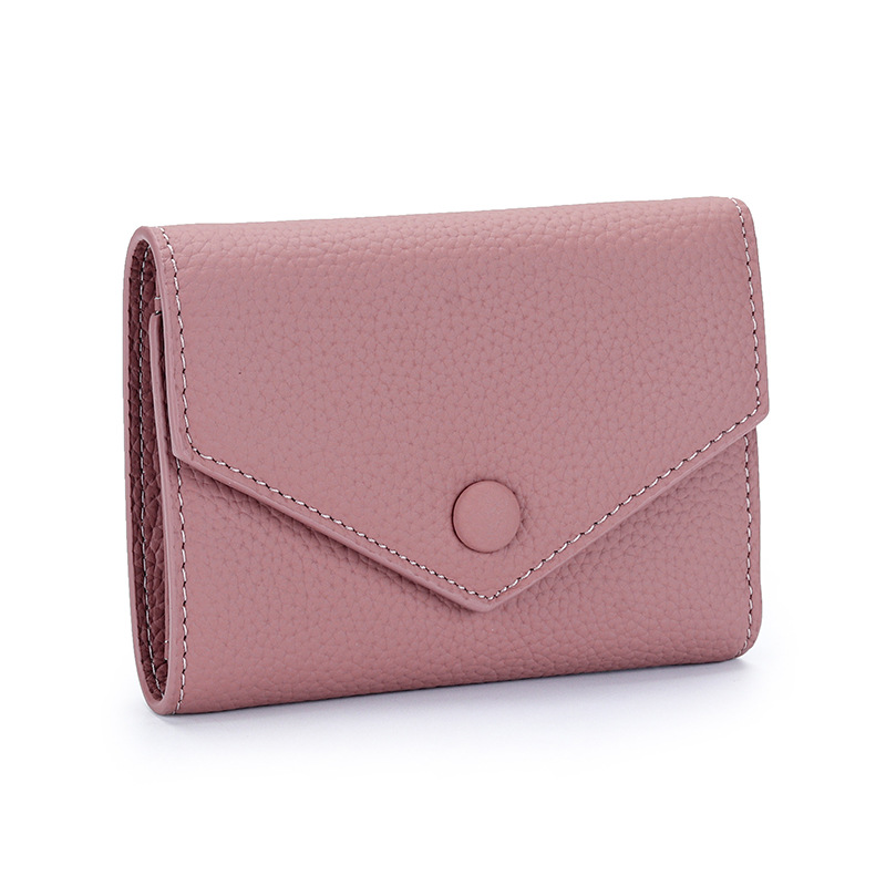 Unisex Premium Genuine Leather Wallet with Dual-button Closure for A Slim, Secure Fit. Compact Yet Spacious To Hold Cards, Cashes.