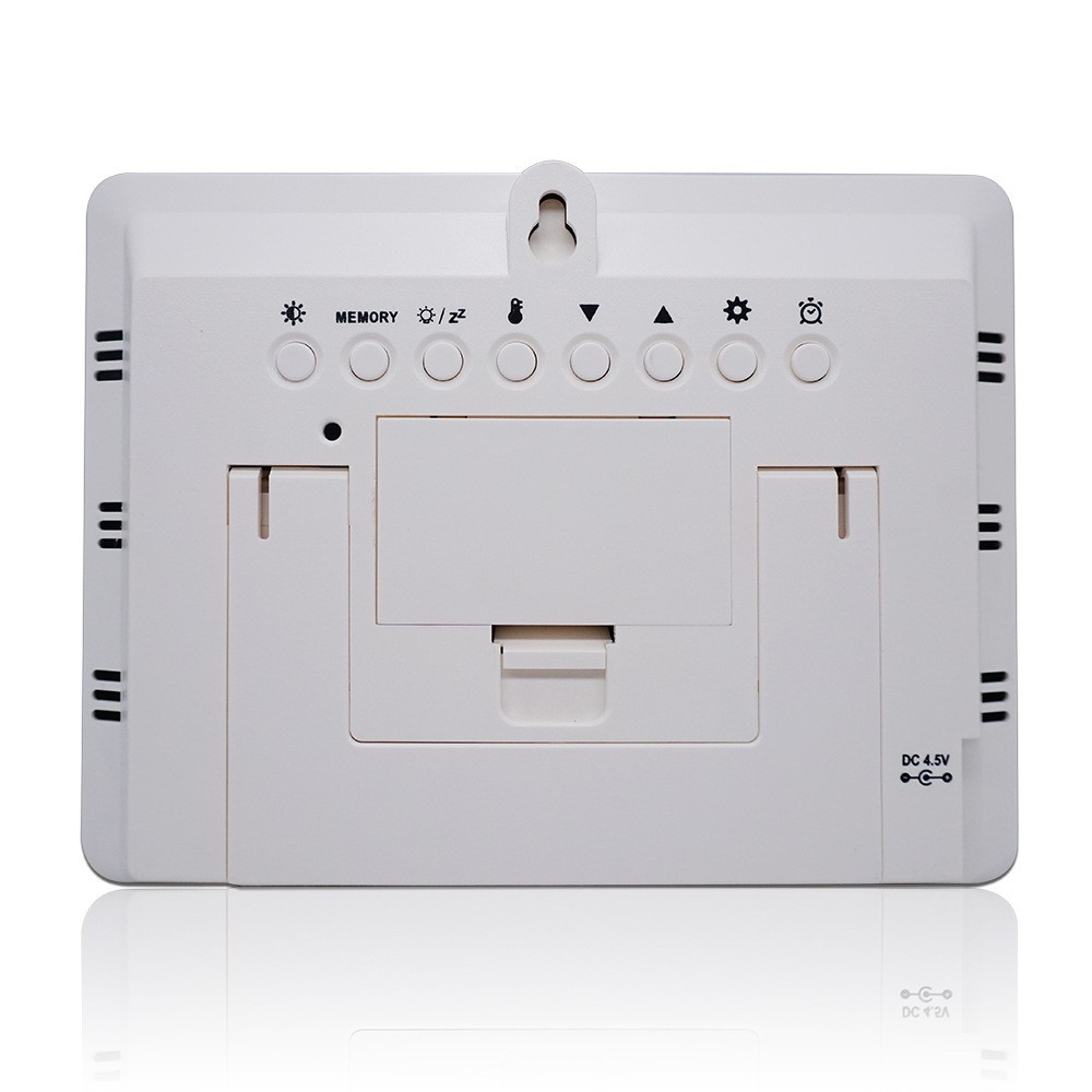 Weather Station Large Wood Thermometer Hygrometer