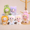 Personalized Custom Soft Vinyl Face Plush Keychain Doll