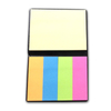 Paper Self-Adhesive Sticky Notes Set with Soft PU Cover Memo Pads Booklet