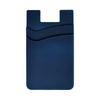 Double Pocket Silicone Phone Wallet Stick On Phone Card Holder for Back of Phone Case
