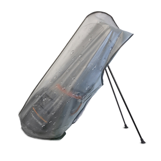 Transparent Waterproof Frosted PVC Golf Bag Rain Protection Cover with Hood for Golf Push Carts, Golf Bags