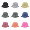 Washed Cotton Denim-Style Bucket Hat - Breathable, Durable Fabric, Structured Fit, Unisex Design,