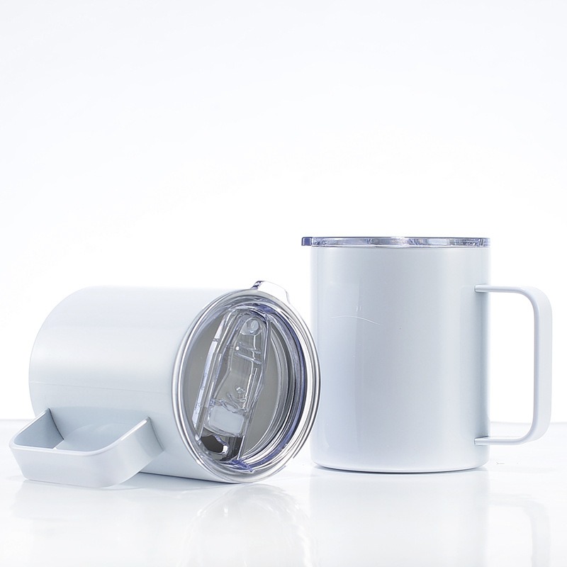 12 oz Sublimation Stainless Steel Mug with Handle