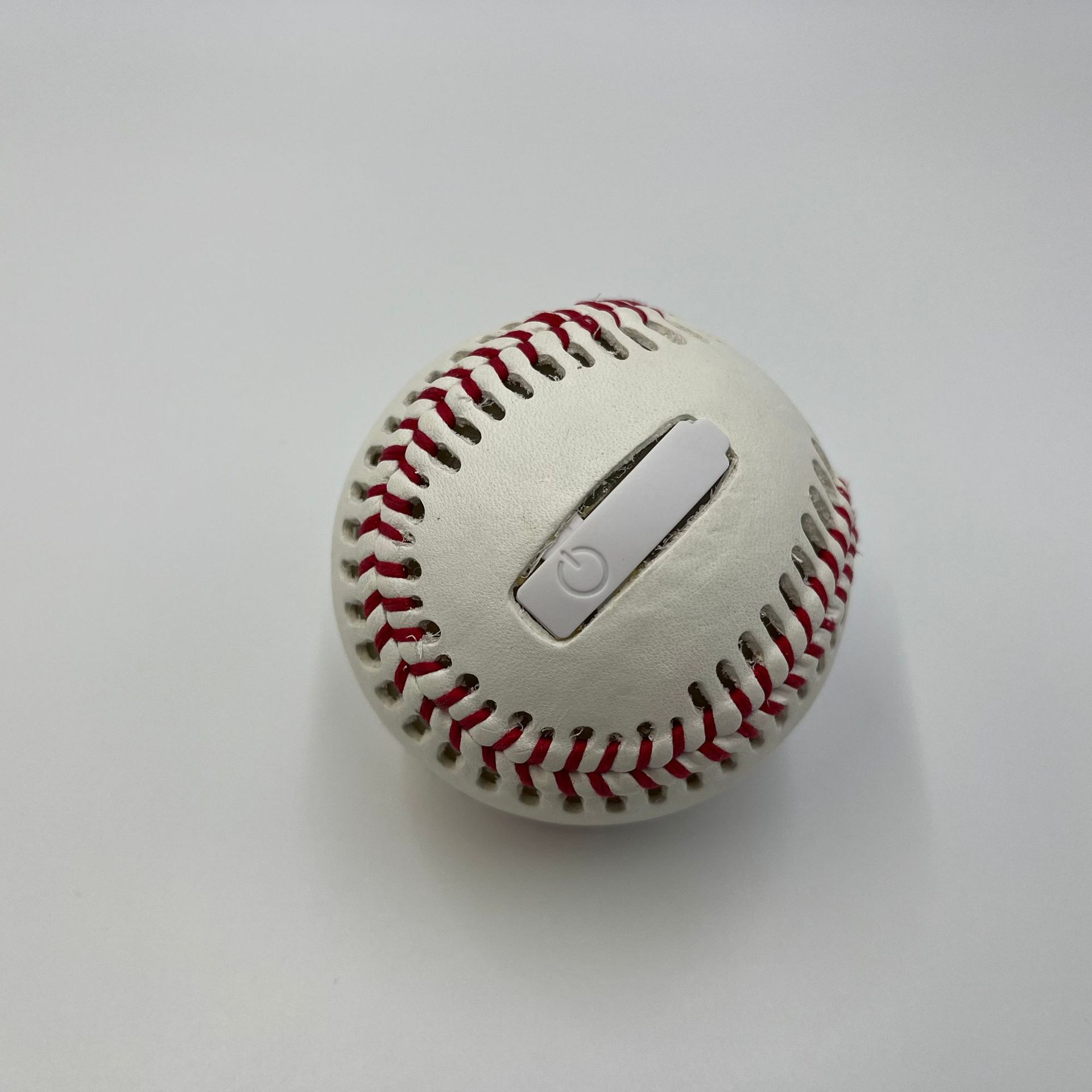 Official Size LED Light-Up Baseball with Impact-Activated Lights, Leather Cover & Hand-Stitched Seams for Night Games