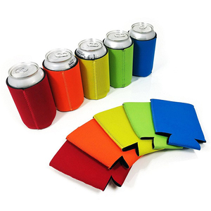 Premium Custom Neoprene Can Cooler Sleeve - Insulated Foldable Beverage Holder for Standard Cans & Bottles, Size in 3.74" * 4.92"