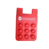 Push Pop Phone Wallet Sticker Card Holder Silicone Smartphone Wallet