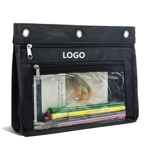 Large Capacity Pencil Pouch for 3 Ring Binder