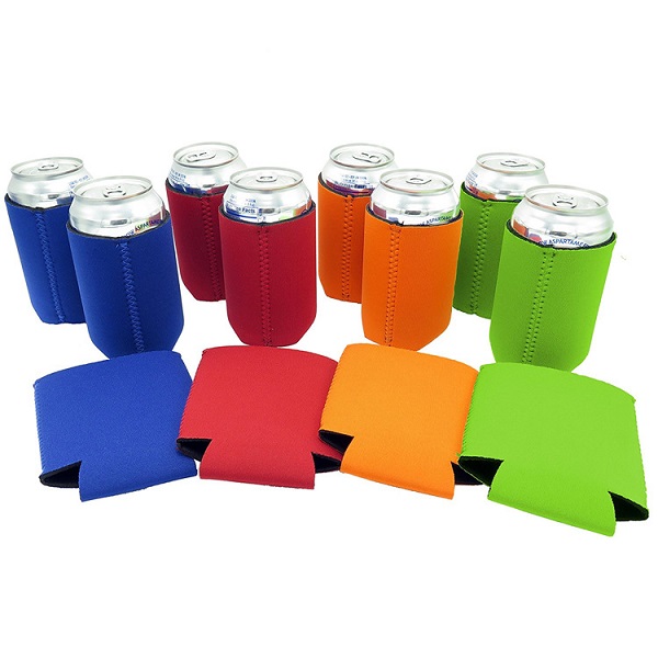 Premium Custom Neoprene Can Cooler Sleeve - Insulated Foldable Beverage Holder for Standard Cans & Bottles, Size in 3.74" * 4.92"