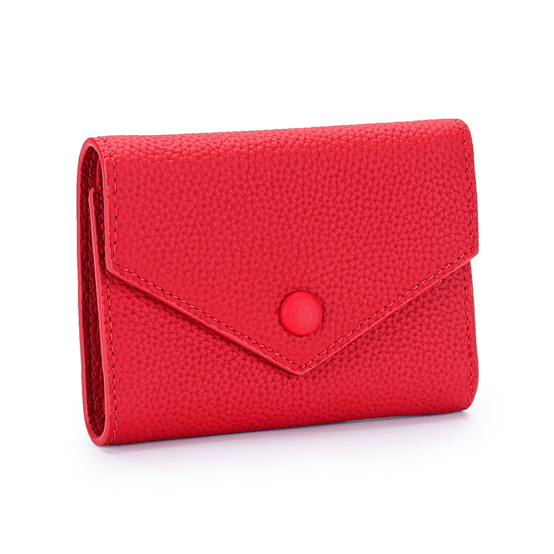 Unisex Premium Genuine Leather Wallet with Dual-button Closure for A Slim, Secure Fit. Compact Yet Spacious To Hold Cards, Cashes.