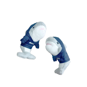 6" Plush Salty Shark Toy with Customizable T-shirt Or Hoodie for Logo Imprint