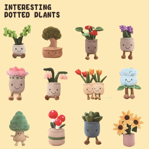 Plush Cute Potted Plant Decoration
