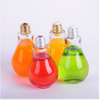 16 oz Reusable Light Bulb Cup with Straw & Metal Screw Lid, Clear Plastic Novelty Drink Cup for Cold Beverages, Parties, Events