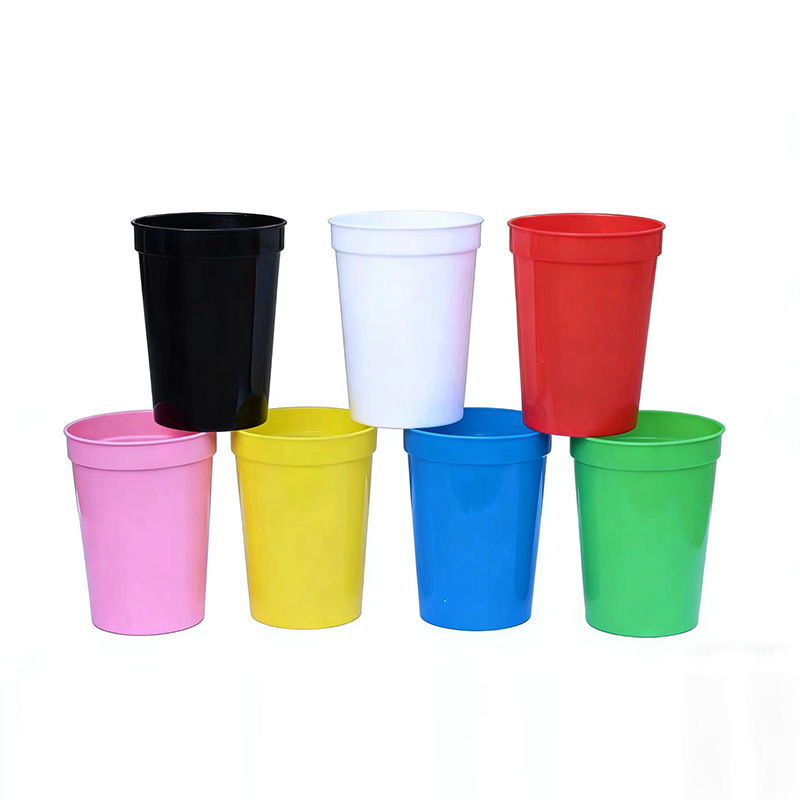 Promotional 16 oz Reusable PP Stadium Cup With Custom Logo