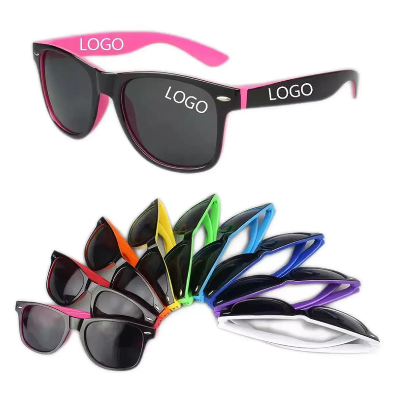 Custom Two-Tone Promotional Sunglasses with UV400 Protection