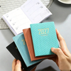 Portable 2027 Agenda Notebook Planner - A7 Size, 60 Sheets Pocket Notepad Daily Weekly Monthly Calendar Planner Mini Dairy Journal