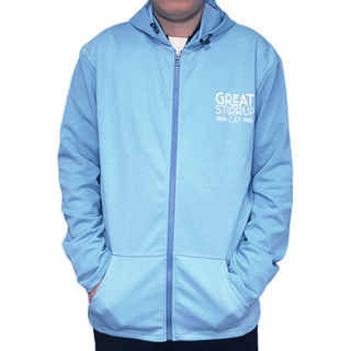 High Performance Full-Zip Lightweight Athletic Jacket, Soft Polyester-blend, Moisture-Wicking