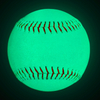 Glow-in-the-Dark PVC Baseball with Custom Logo, No Battery Luminous Baseball for Night Practice, Outdoor Sports, & Team Gifts