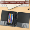 Large Capacity Pencil Pouch for 3 Ring Binder