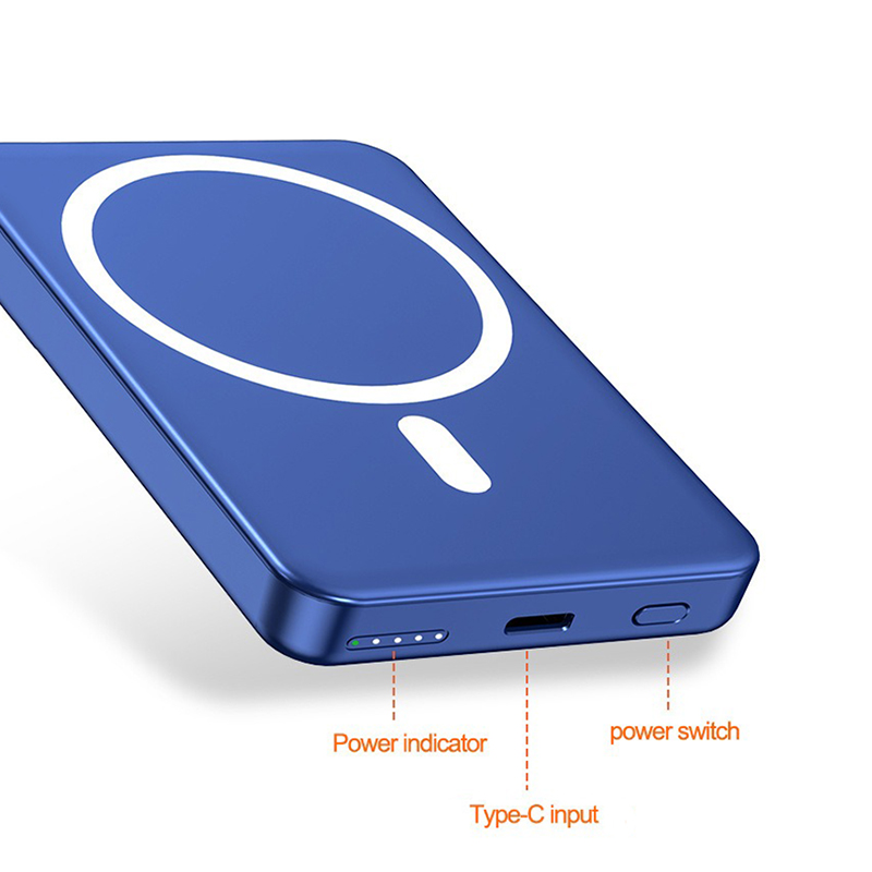 10000mAh Magnetic Wireless Power Bank with Foldable Phone Stand