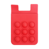 Push Pop Phone Wallet Sticker Card Holder Silicone Smartphone Wallet