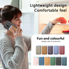 Magnetic Attached Leather Phone Stand with Wallet Pocket