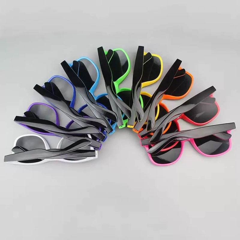 Custom Two-Tone Promotional Sunglasses with UV400 Protection