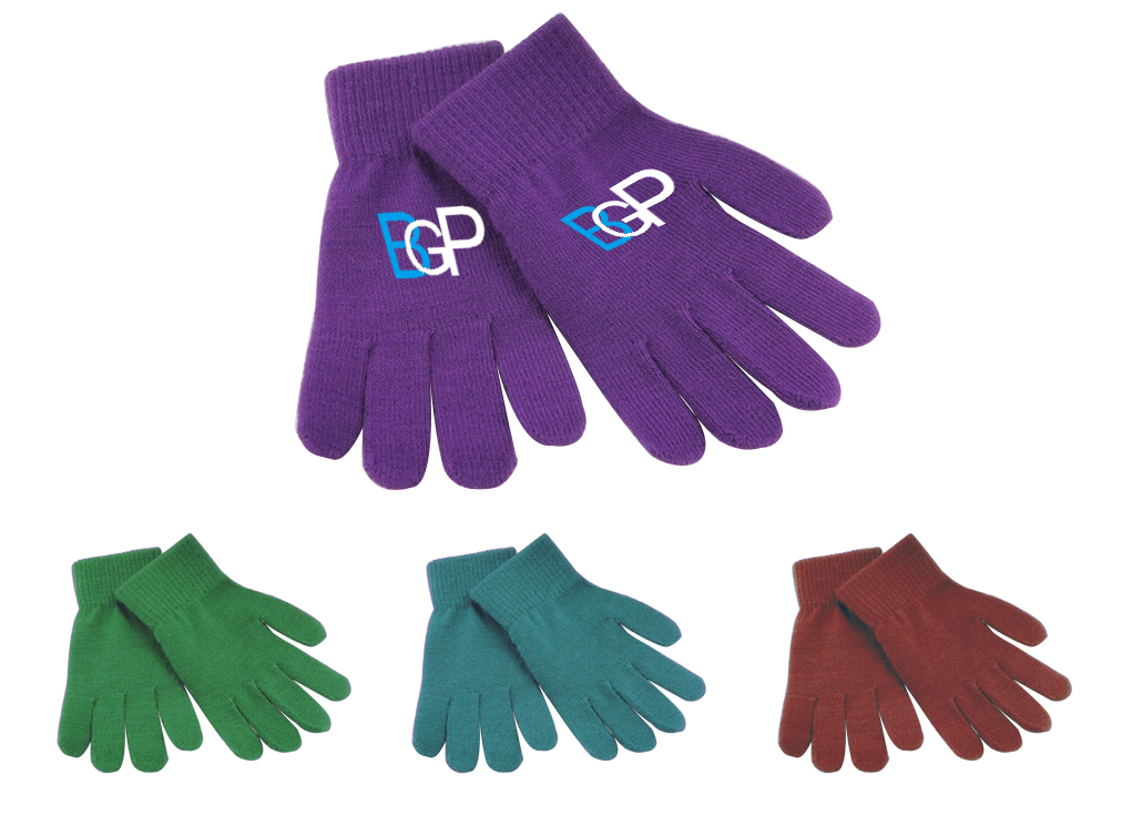 Custom Logo Promotional Acrylic Knitted Gloves