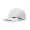 6 Panel Water Sweat Resistant Baseball Caps With Rope
