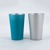 12oz Color Changing Aluminum Cold Drink Cup Lightweight Single Layer Drinking Mug Camping Cug Reusable & Recycle Aluminum Beer Cup