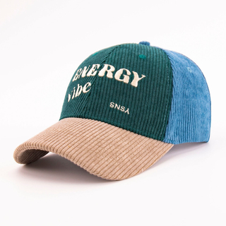 Classic Corduroy Baseball Cap Unisex Vintage Baseball Adjustable Polo Trucker Cap Curved Brim Dad Hat With Rope Band