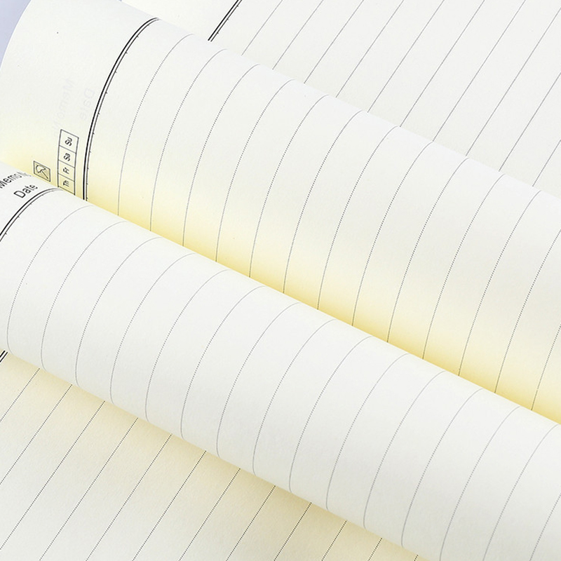 Premium PU Notebook With Corner Elastic Strap Closure and Ribbon Bookmark