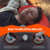 Ultralight Inflatable Camping Pillow - Compressible, Compact, Comfortable, Ergonomic Inflating Pillows for Neck & Lumbar Support