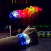 Silicone Glow Bracelets, LED Light-up Wristbands Glow In The Dark Bracelets, Glow Party Supplies For Sports, Festivals, Party etc