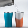 12oz Color Changing Aluminum Cold Drink Cup Lightweight Single Layer Drinking Mug Camping Cug Reusable & Recycle Aluminum Beer Cup