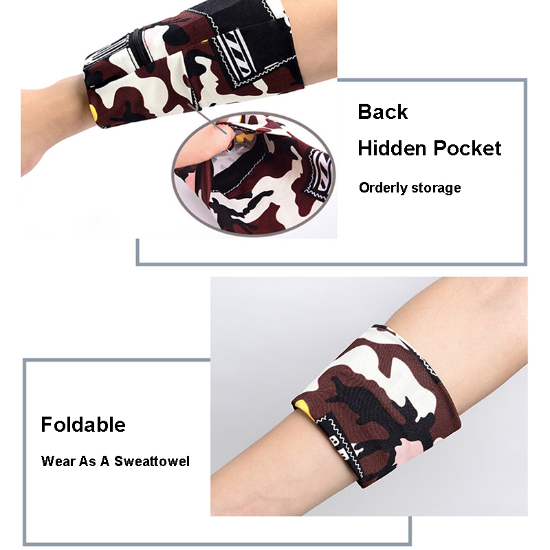 Running Armband Phone Sleeve Arm Waist Bag Use for Tennis, Running, Walking, Hiking, Jogging, Travel, Biking