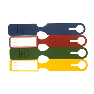 PVC Luggage Name Tags for Suitcases Travel Accessories Airplane Suitcase Labels Travel Baggage Bag Identify Tag with Name ID Card