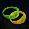 Silicone Glow Bracelets, LED Light-up Wristbands Glow In The Dark Bracelets, Glow Party Supplies For Sports, Festivals, Party etc