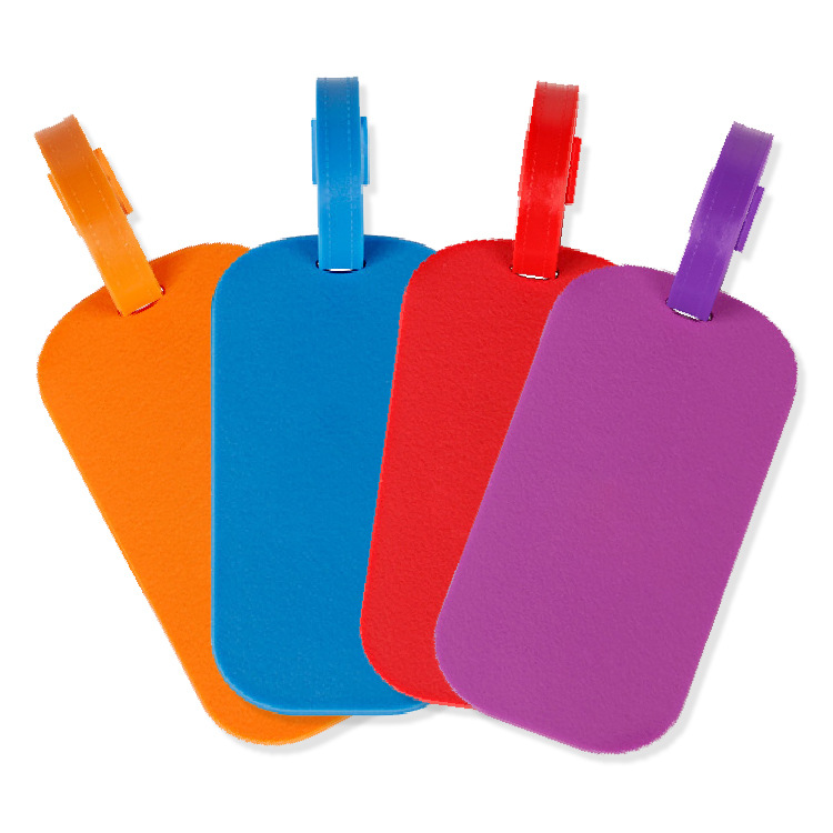 Rubber Luggage Tag Holder