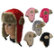 Imprinted Fashion Kids Fur Earflap Bomber Hat