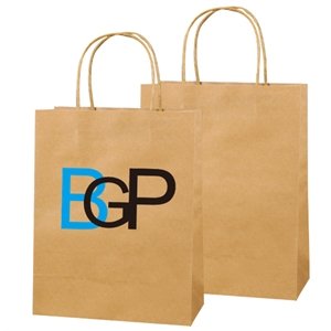 Imprint Kraft Paper Shopping Bag