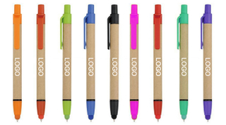 Recycled Paper Stylus Ball Point Pen