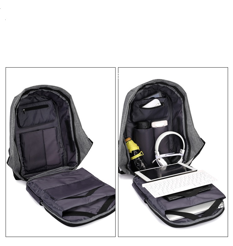 Waterproof USB Charging Anti Theft Sports Backpack Bag